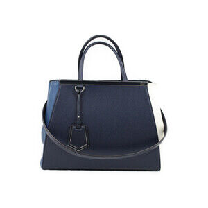 FENDI Toujours Handbag Shoulder Bag Blue White